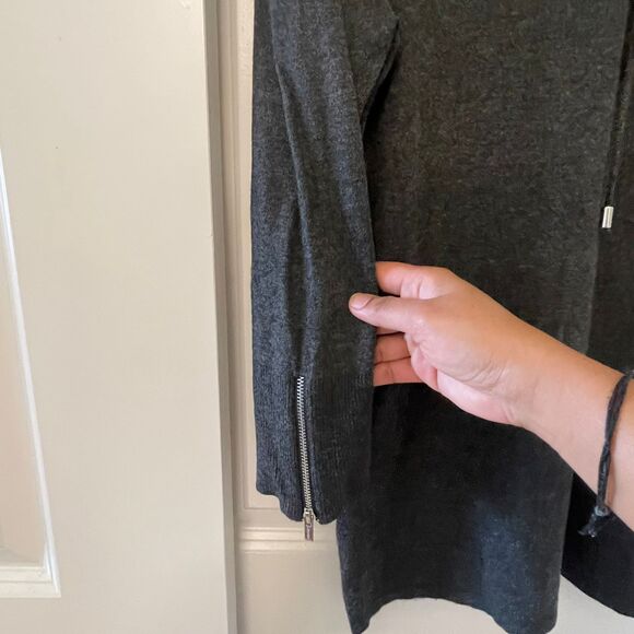 Vintage Calvin Klein Women's Gray 3/4 Sleeves Knit Top Pullover Sweater Size M - Picture 3 of 8